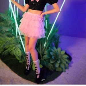 Pink Tulle Ballerina skirt